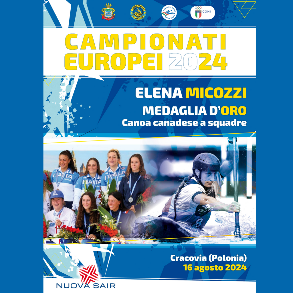 Canoa: Nuova Sair a supporto dei campionati europei 2024