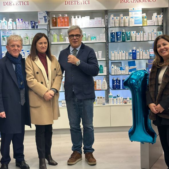 Anniversario gestione Farmacia Comunale Nuova Sair
